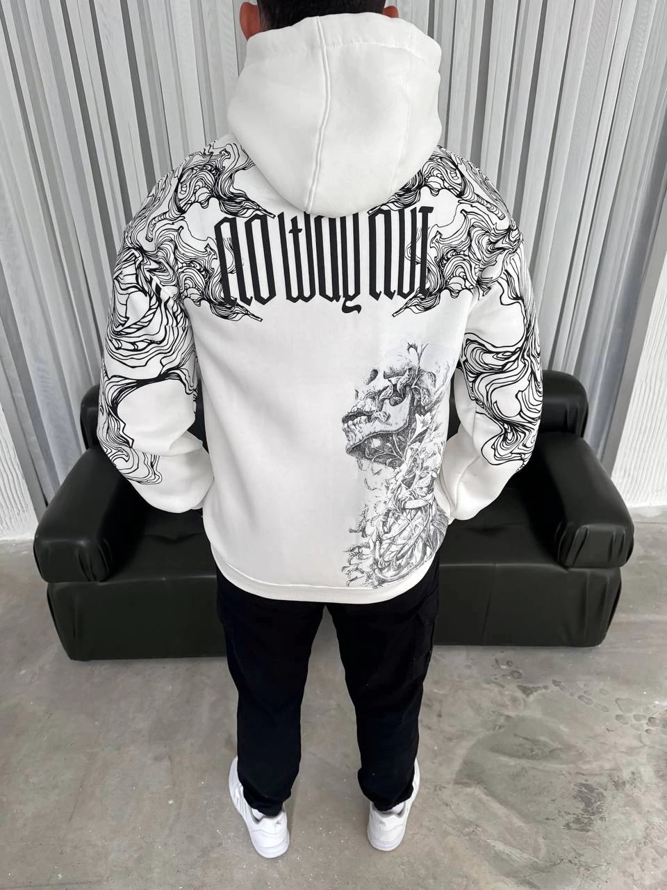 Skull Unisex Şardonlu Sweatshirt